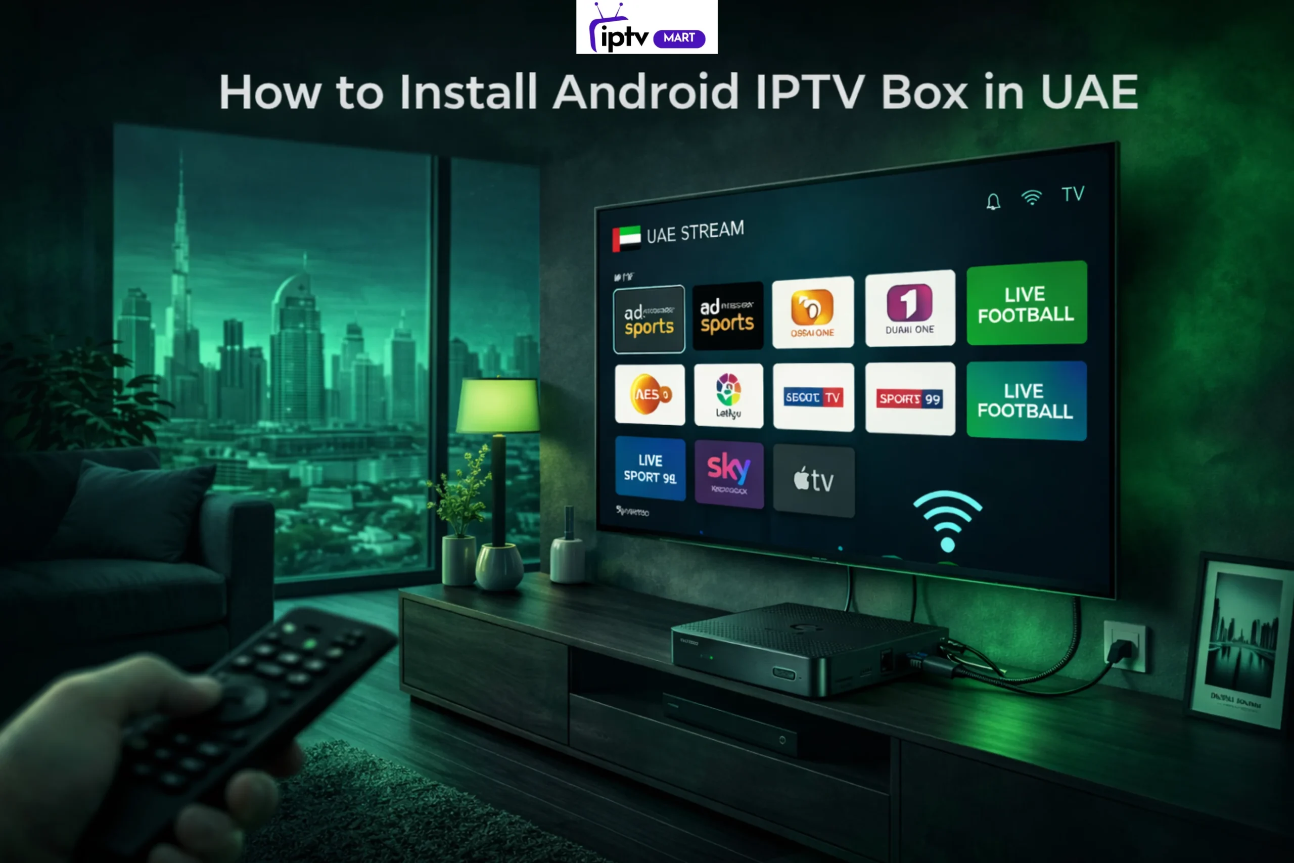 How to Install Android IPTV Box in UAE